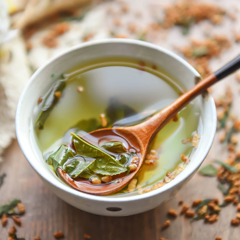 Genmaicha Brown Rice Tea • Traditional Japanese Blend • Toasted Rice Aroma • Nutty & Savory • Low Caffeine