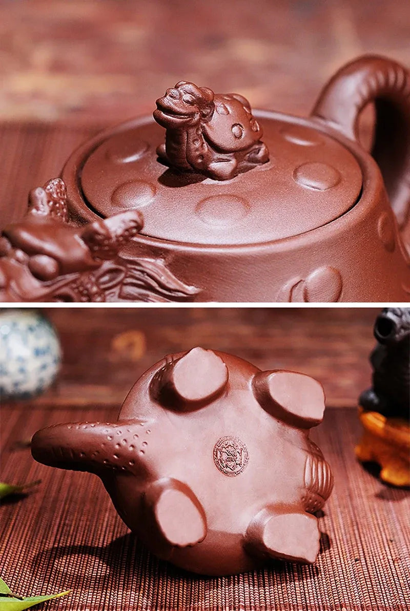 Traditional Chinese Tea Pot Red Purple Clay Teapot Teapots Puer Tea Set and Coffee Yixing Kettle Clay Gaiwan Teeware Teware Cup