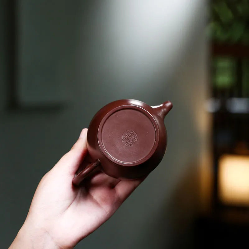 160ml Handmade Purple Mud Zisha Teapot Chinese Yixing Purple Clay Filter Beauty Tea Pot Customized Tea Set Accessories Teaware