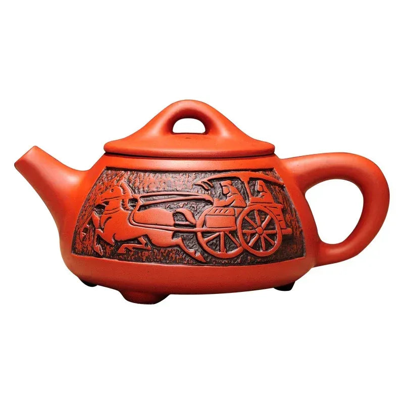 330ml Purple Clay Kung Fu Teapot Yixing Kettle Clay Pot for Tea Teapots Puer Tea Pot and Cup Set Samovar Coffeeware Teaware Pots