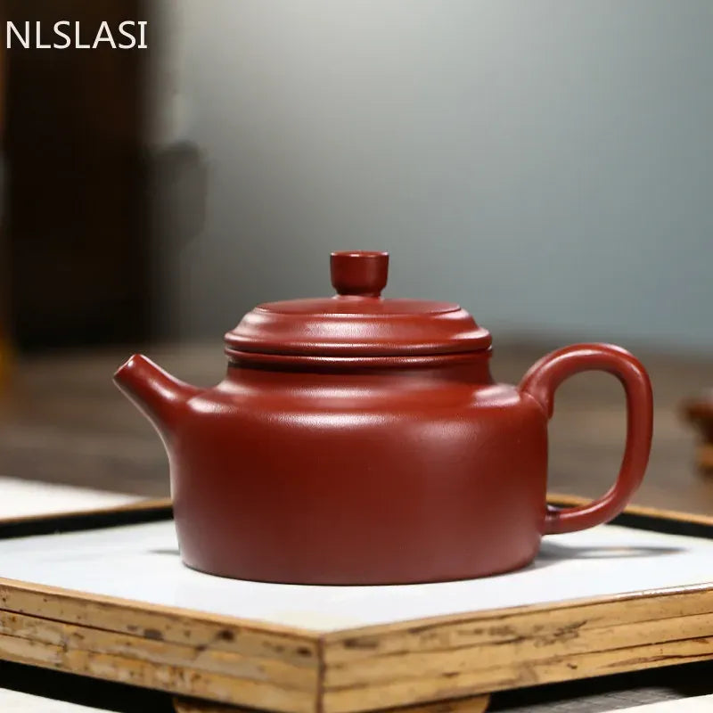 Chinese Yixing Purple Clay Teapot Xishi Tea Pot Household Handmade Kettle Chinese Tea Ceremony Drink Set Dahongpao Tea Set