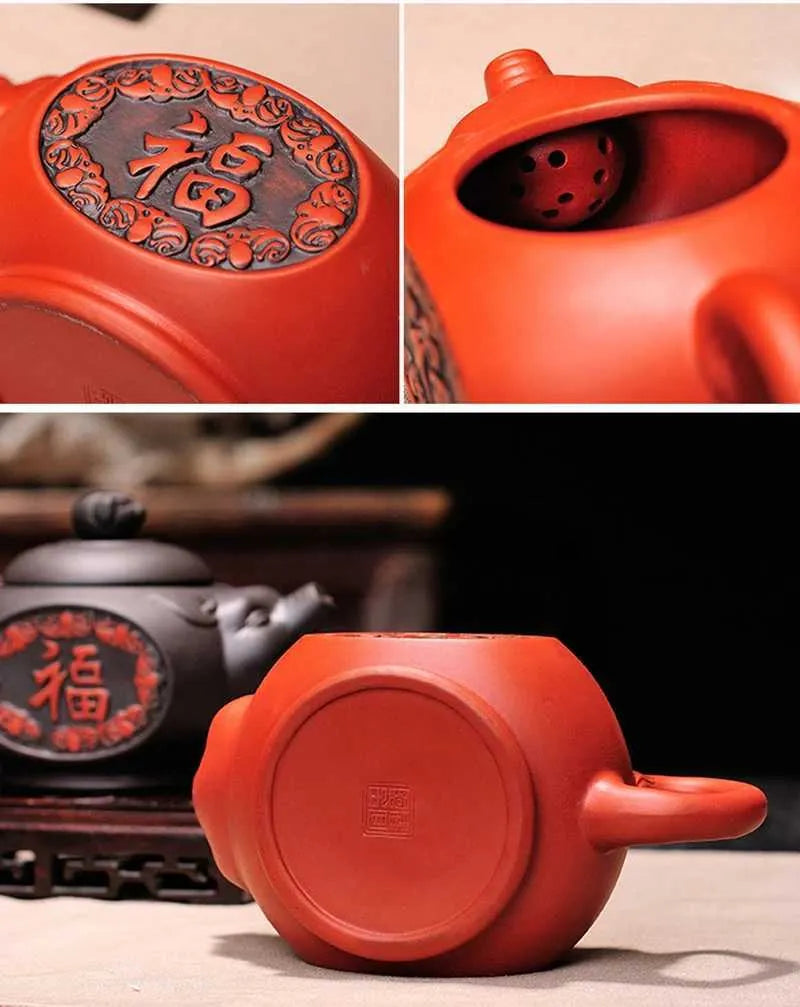 Teaware Sets 300ml Yixing Cute Pig Teapot Handmade Purple Clay Tea Pot Water Kettle Chinese Tea Set and Coffee Coffeeware Teaware Teapots Bar