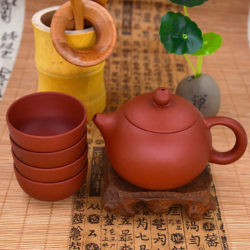 Wine Glasses Zisha Teaware Service Chinese Purple Clay Teapot Set Tea Infuser Handmade Teacup 230710