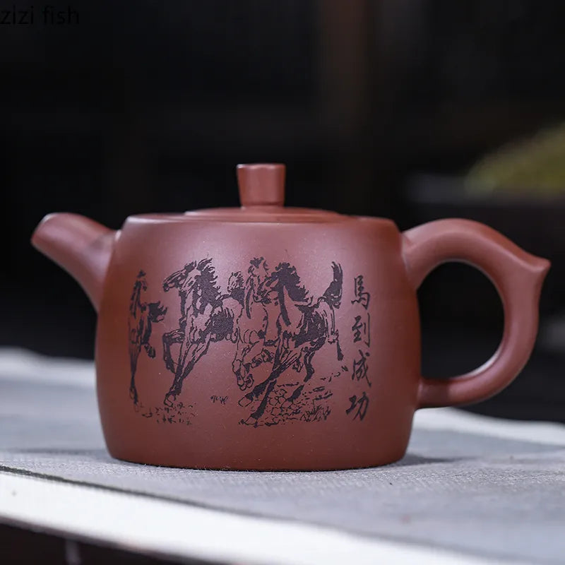 460ml 480ml Teapot Yixing Purple Clay Teapot Handmade Teapots Tea Maker Tea Pot Tea Kettle Tea Making Tools Home Teaware Kettle