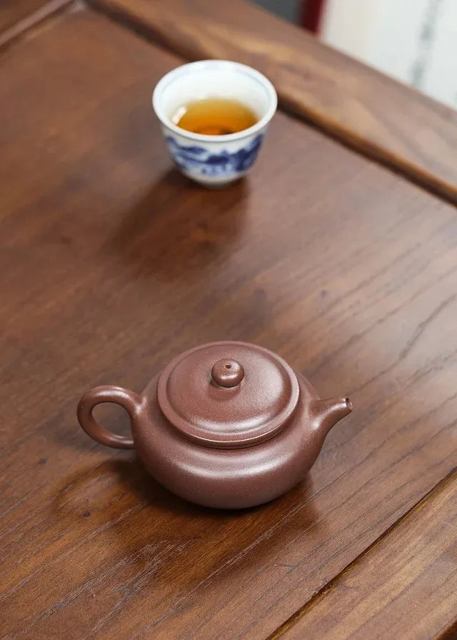 raw ore vermilion clay teapot Chinese teapot  170ml