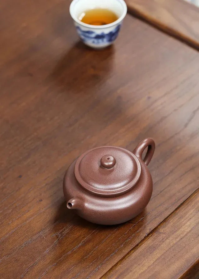 raw ore vermilion clay teapot Chinese teapot  170ml