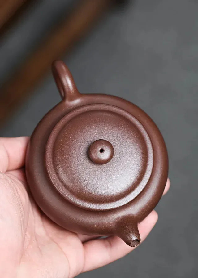 raw ore vermilion clay teapot Chinese teapot  170ml