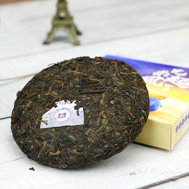 100g Yunnan Tea Brothers Rises The Wind Pu'er Tea 2019 Pu'er Ripe Tea Cake