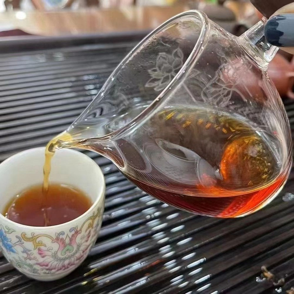 250g Yunnan Old Puerh Raw Tea Brick 1980 7581 Aged Pu-erh Brick Tea Raw Puer Tea