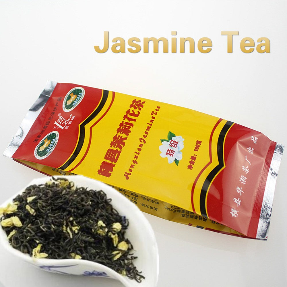 100g Pure Natural Jasmine Flower Tea Green Tea Top Grade Loose Weight ScentedTea