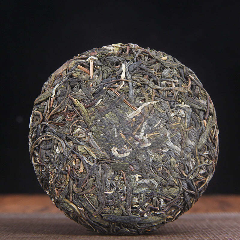 100g Small Pu-erh Green Tea Cake Yunnan Raw Pu-erh Tea Cake Hekai Pu-erh Tea