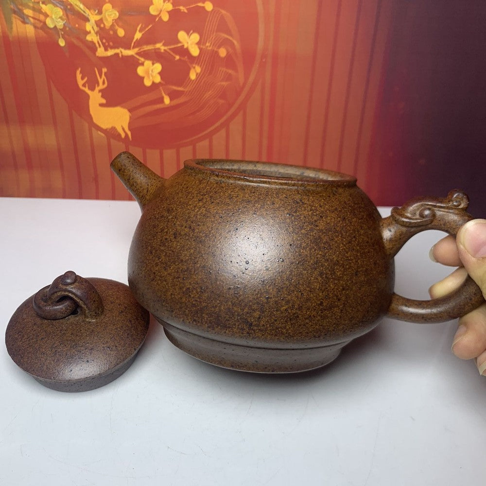 Vintage Chinese Yixing Purple Clay Teapot Zisha Ceremony Ceramic Teacups Teapots