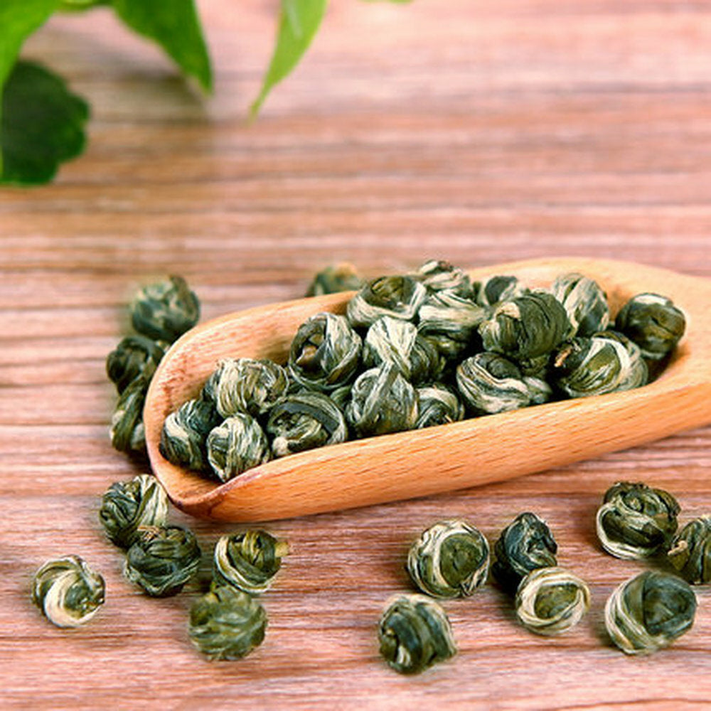50g Natural Jasmine Dragon Ball Pearl Flower Tea Green Tea Jasmine Pearl TeaTea