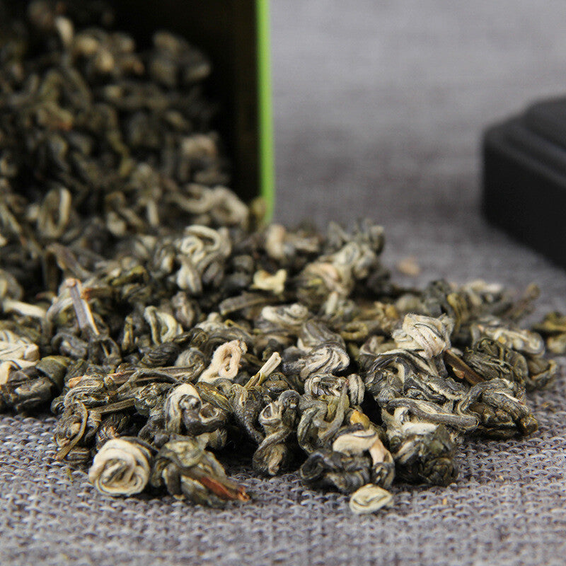 80g Slimming Tea Iron Box Gift Tea Yunnan Biluochun Green Tea Loose Leaf health