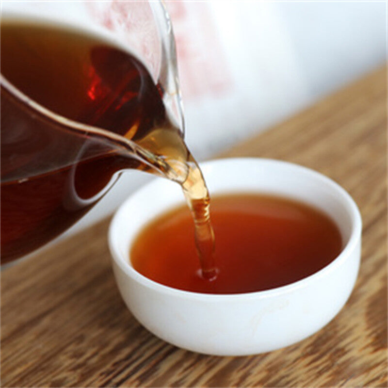 357g Puerh Tea Cake Yunnan Pu'er Ripe Tea Mengku Iceland Chen Yun Pu'er Tea