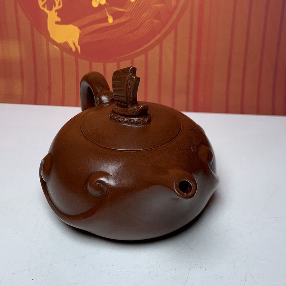 Vintage Chinese Yixing Purple Clay Teapot Zisha Ceremony Unique Teacups Teaware