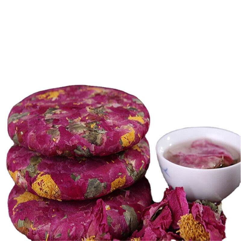 Blooming Peony Nectar Scented Nature Herbal Tea Healthy Tea 200g Flower Tea Cake-