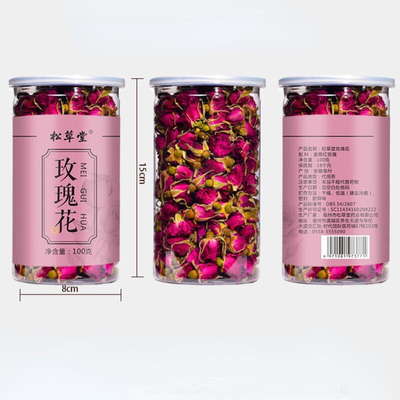 Rose Tea Organic Healthy Herbal Flower Tea Can Ping Yin Mei Gui Cha Tea 100g-