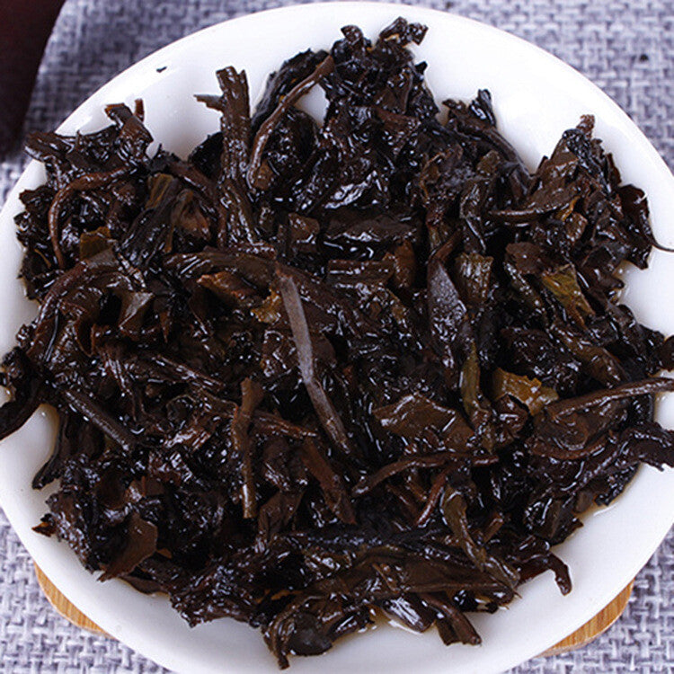 Pu'er Tea Cake Ripe Tea 357g Banzhang Golden Bud Ripe Tea Cake