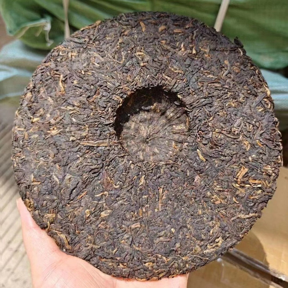357g Yunnan Old Puerh Tea Cake 1996 Bingdao Spring Raw Pu'er Tea Pu-erh Cake Tea