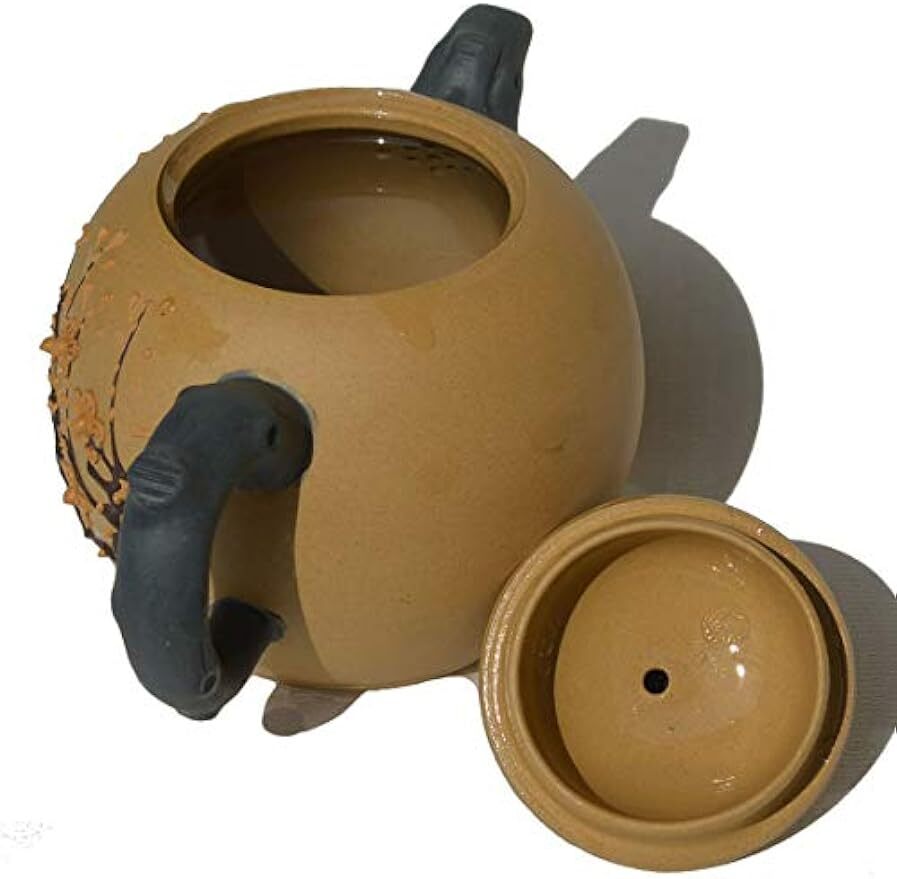 Tea pot 9.5oz Chinese Yixing Clay Dragon Genuine Zisha Tea Infuser for Loose Tea