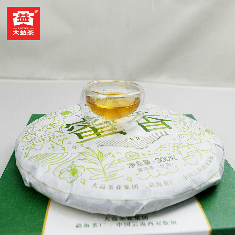 TAETEA 'Nectar' * 2019 Menghai Dayi Raw Pu'er Tea Cake Puer Pu-erh Tea 300g