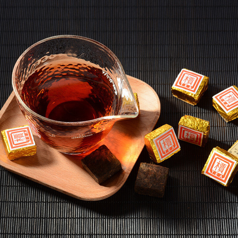 2003 YunNan Chen Xiang Cooked Pu'er Tea Ripe Puerh Mini Tuo Tea Puer Brick tea