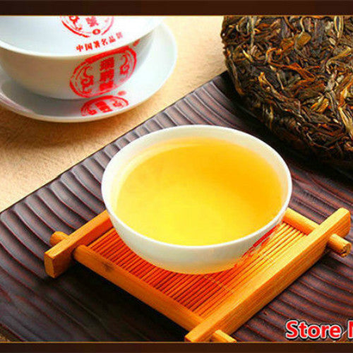 100g Chinese Raw Puer Tea Pu Erh Cake Yunnan Pu-erh Tea Premium Puer Green Tea
