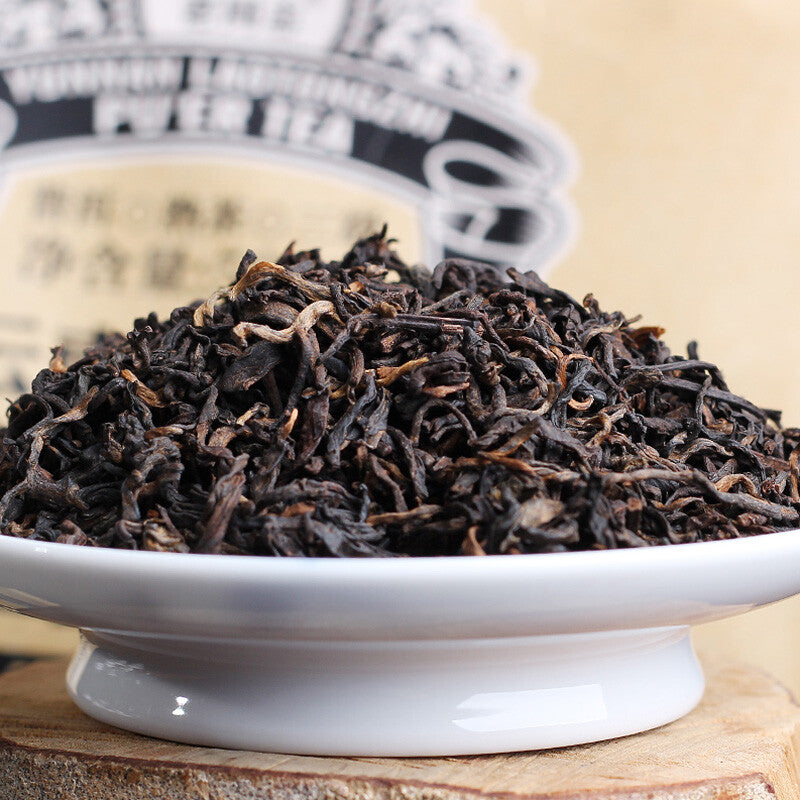 500g 2023 YUNNAN LAOTONGZHI PU'ER TEA Loose Puer Tea Ripe Haiwan Tea 1.1lb
