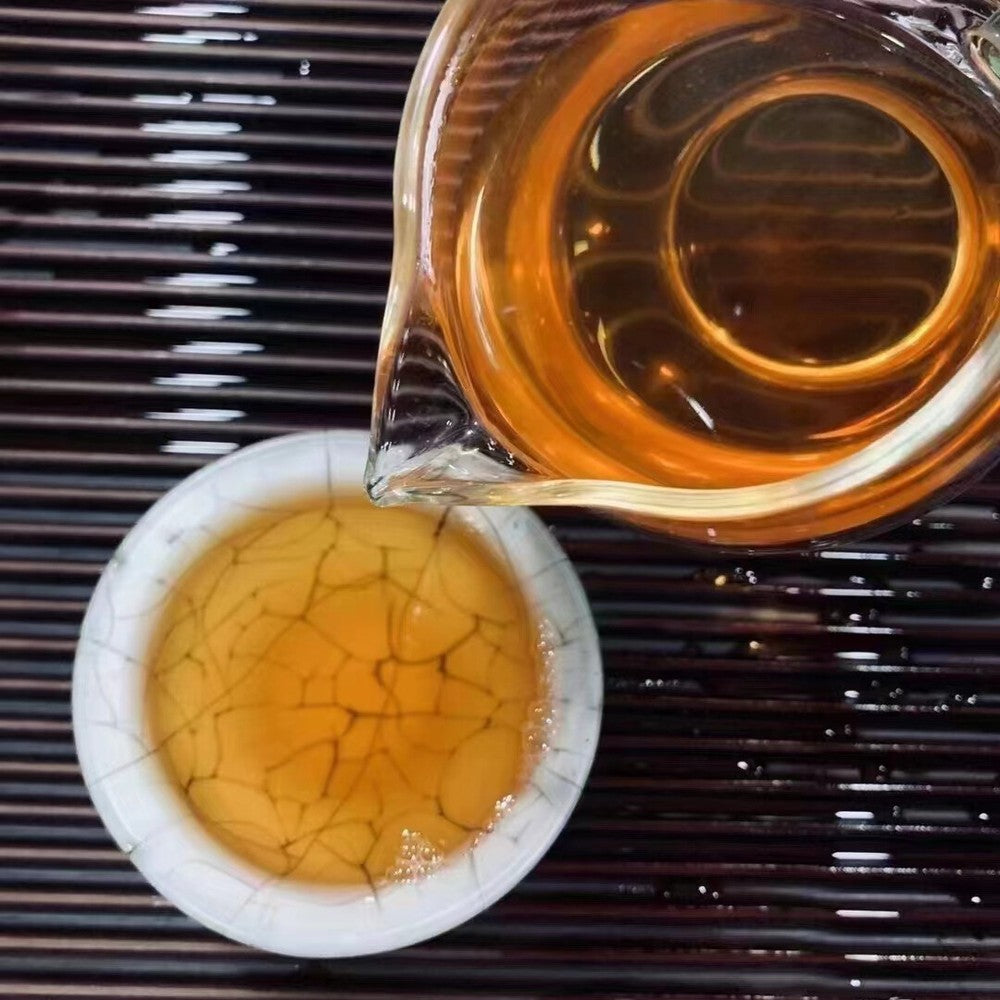 357g Yunnan Old Puerh Raw Tea 2004 Banzhang Qizi Raw Pu'er Tea Cake Pu-erh Tea