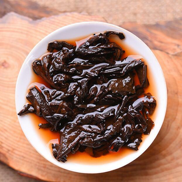 357g Ripe Pu-erh Tea Cake Jin Bingdao Old Pu erh Tree Cooked Puer Tea Black Tea