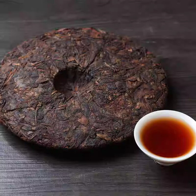 TAETEA Ripe puer tea Batch 101 Weizuiyan shu puerh Top tea brand tea 357g