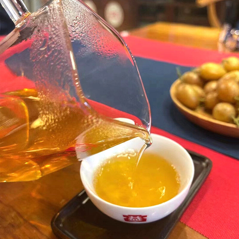 Dragon Pillar Yuan Cha * 2022 TAETEA Menghai Dayi Pu-erh Tea Raw Pu'er Tea 357g