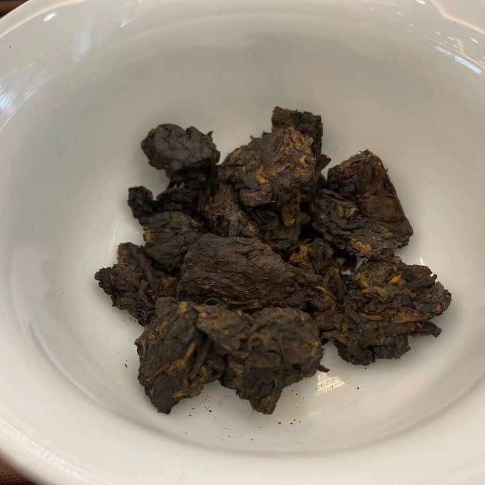 2021 Yunnan TAETEA Dayi Lao Cha Tou Old Tea Nubs Puerh Brick Ripe Puer Tea 250g
