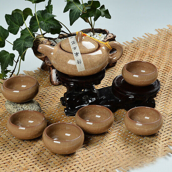 Ceramic Tea Set Drinkware Dehua Colorful Cup Chinese Kung Fu Tea Cup Tea Pot Set