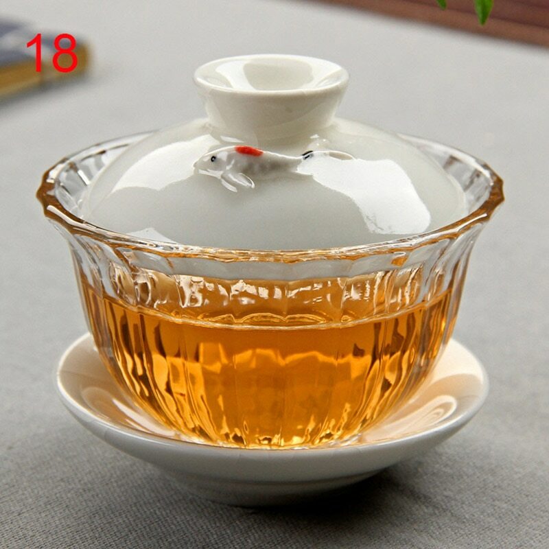 Tea Cup Tea Infusers Dehua Gaiwan Tea Porcelain Pot Set Chinese Traditional