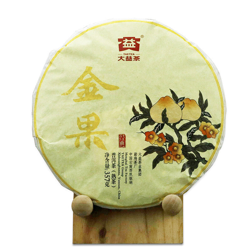 Golden Fruit * Menghai Tea Factory TAETEA Puerh Shu Dayi Ripe Puer Tea 357g