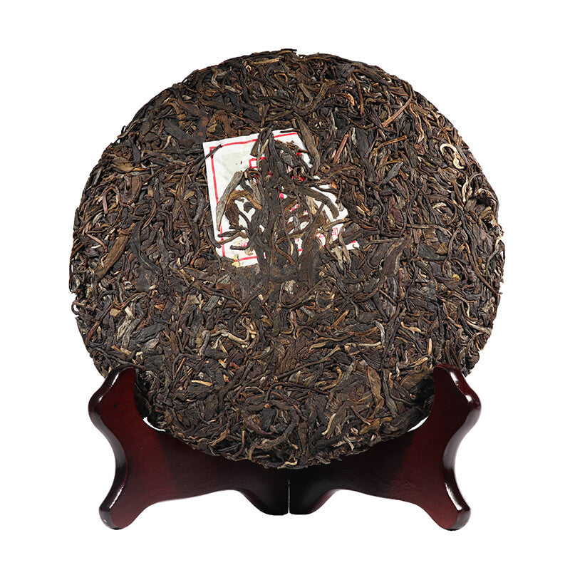 2017 LAN CANG ANCIENT TEA Puer Qi Zi Bing 007 Pu-erh Tea Cake 357g Raw Pu'er Tea
