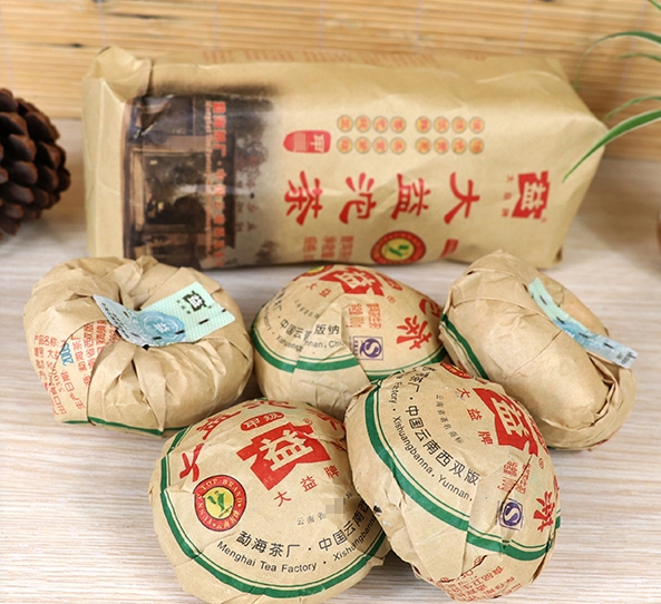 500g TAETEA Jia Ji Tuo Cha Tea Dayi Raw Puer Tuocha Aged Pu-erh Sheng Pu'er Tea
