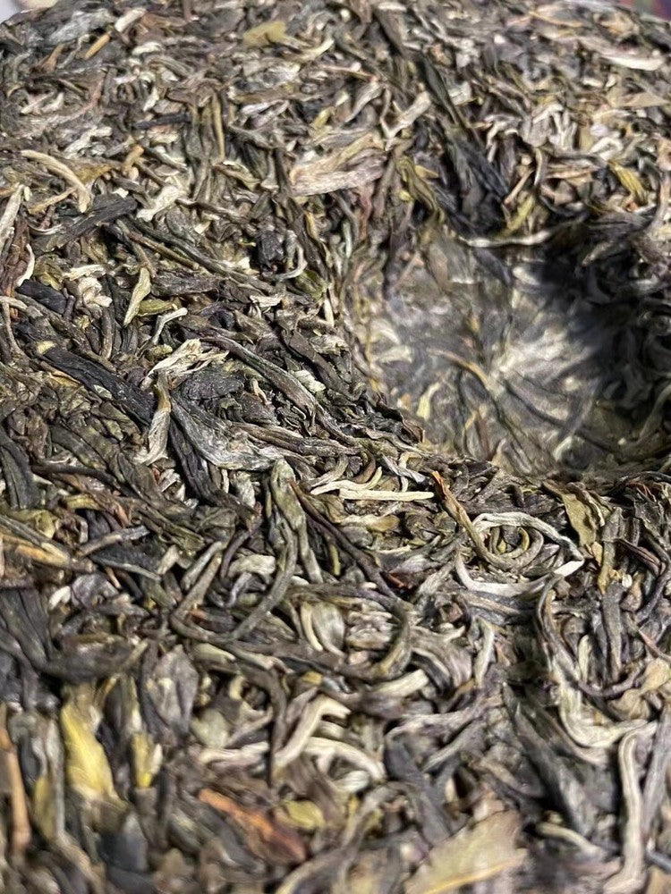 Yiwu Early Spring Golden Phoenix Tea Flower Fragrance Pu'er Tea Cake Tea 357g