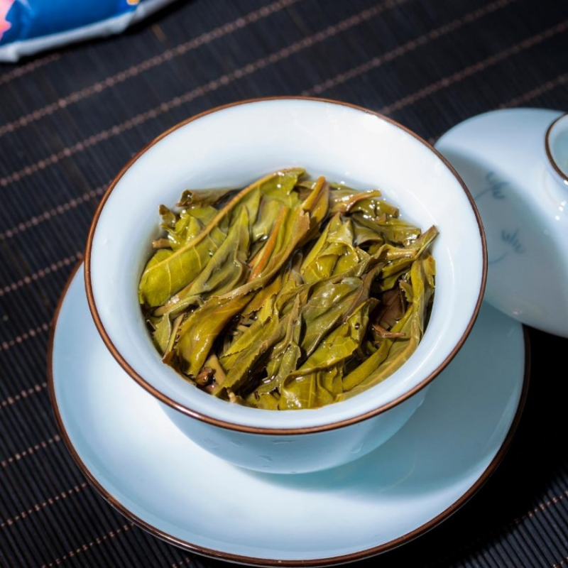 Bent Bow Raw Puerh Tea Cake 357 GM Yiwu Ancient Tree Puerh Tea Organic Tea