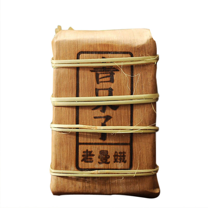 DR. PU'ER TEA Lao Man E Pu-erh Tea Brick 500g Old Tree Ripe Puer Pu'er Shu Tea