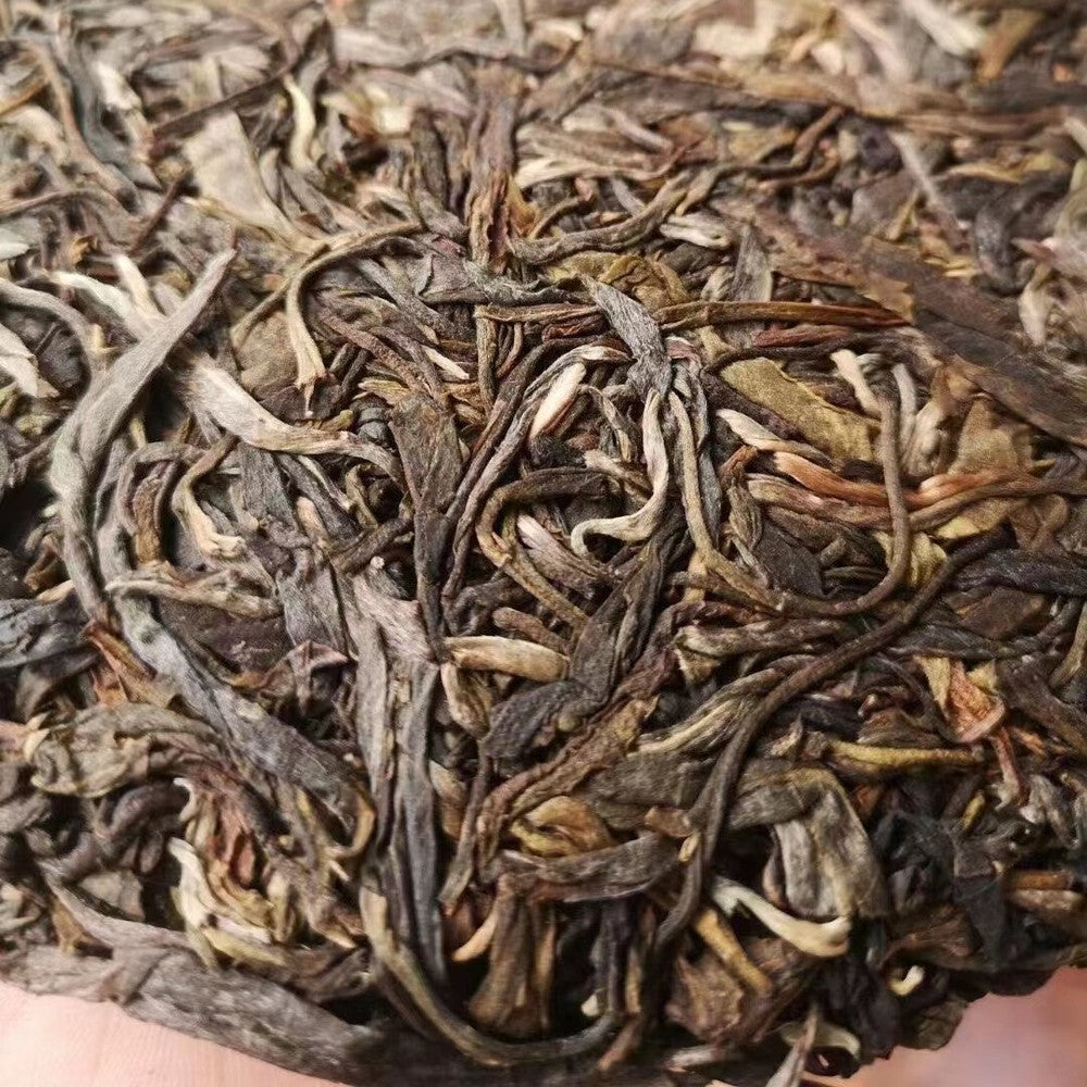 357g Yunnan Pu-erh Raw Tea 2022 Banzhang Jinyun Raw Puer Tea Cake Puerh Cake Tea