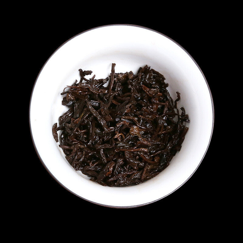 Yunnan Pu'er Ripe Tea Banzhang Dark Fragrance Aged Mature Tea 357g Cake Tea