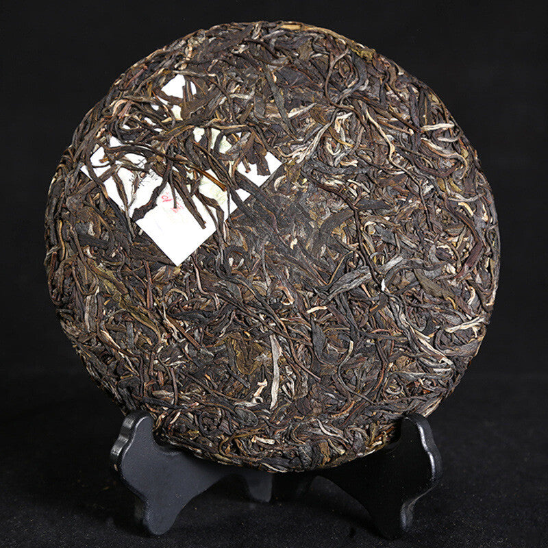 Menghai Old Banzhang Aged Tea Spring Dew Pu'er Tea Raw Tea 357g Tea Cake