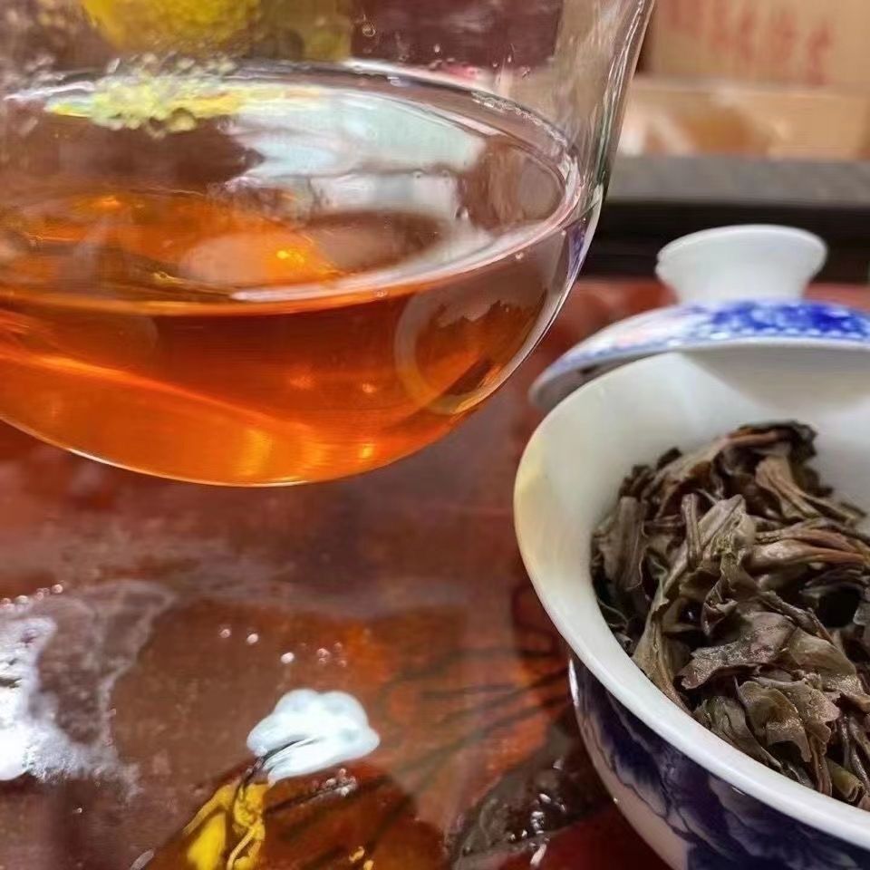 500G Raw Tea Pu'er Tea High Smoke Fragrance 2006 Century Old Brand Tea Brick