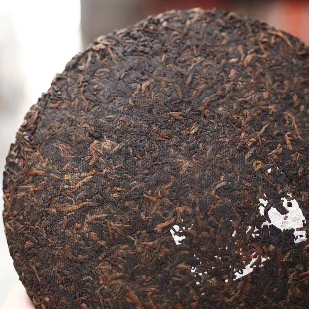 357g Yunnan Cooked Pu-erh Tea 2014 Bulang Palace Pu'er Ripe Tea Cake Pu-erh Tea
