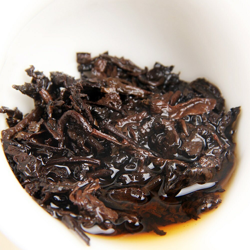 250g 2852 Ripe Puer Tea Brick Top Golden Sail Puerh Tea MengHai Cooked Puerh Tea