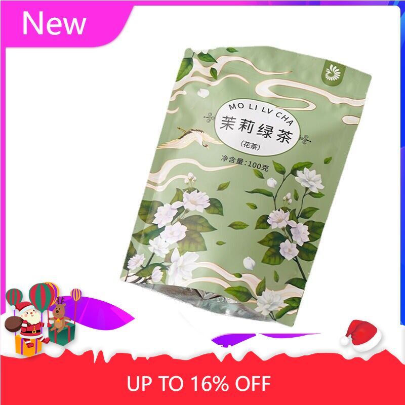 Jasmine Green Tea Roasted Green Tea Jasmine Scented White Hair Herbal Tea 100g