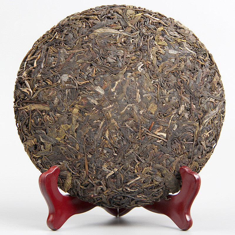 357g/12.59oz Ming Qian Ancient Spring Tea Pu'er Raw Tea Seven Seed Cake Tea